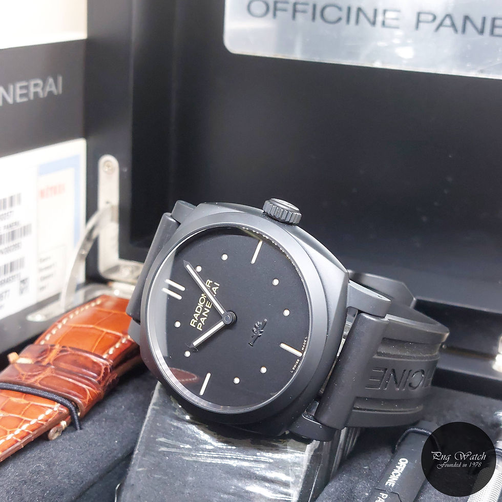 Panerai 48mm Ceramica Black SLC Pig Dial 1940 3 Days Radiomir REF: PAM00577 (16)