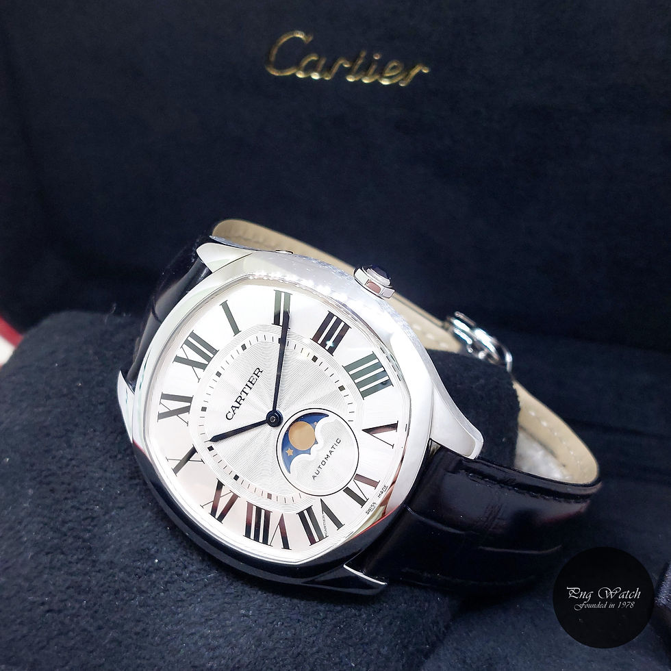 Thumbnail: Cartier 41mm Silver Roman Dial Drive De Cartier Moonphase REF: WSNM0017 (2020)
