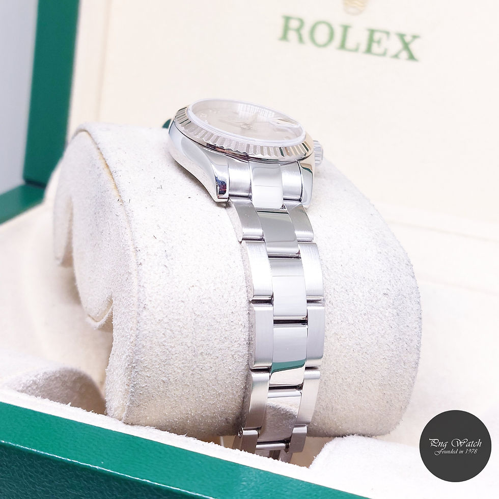 Thumbnail: Rolex 26mm Oyster Perpetual MOP Diamonds Dial Lady Datejust REF: 179174 (2016)