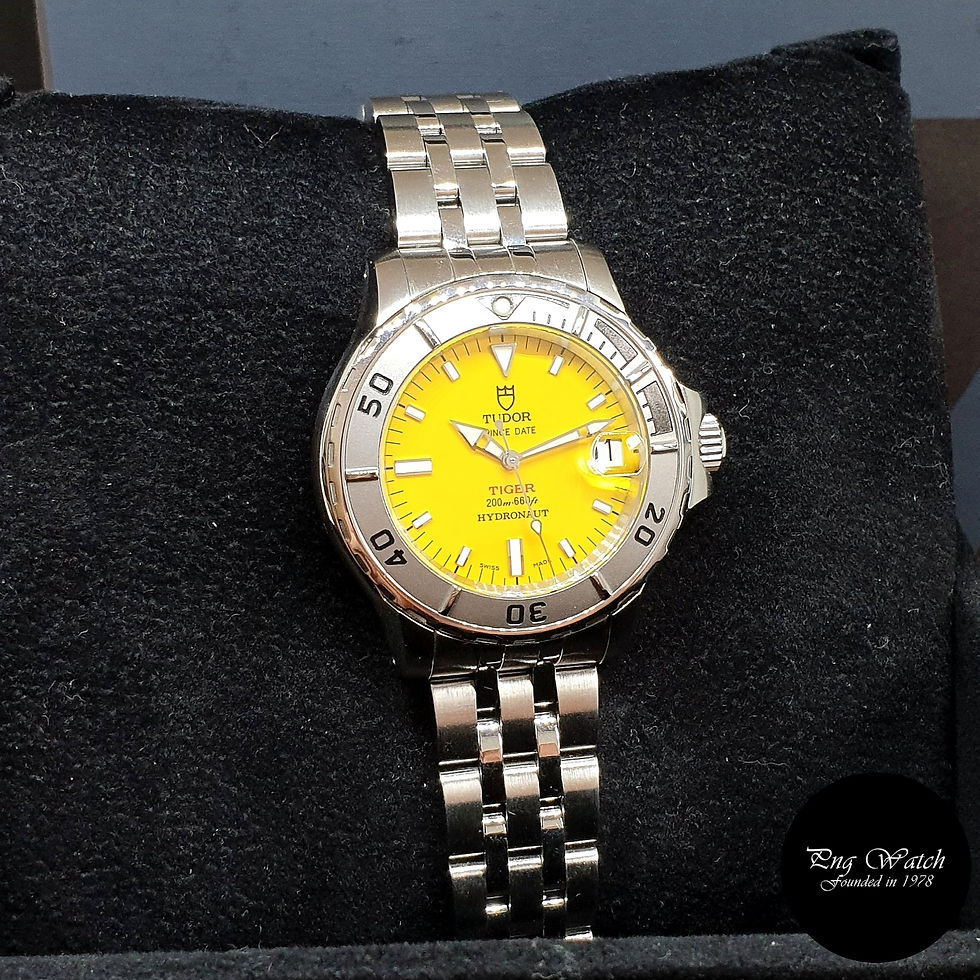 Thumbnail: Tudor Yellow Prince Date "TIGER"  Hydronaut  REF: 85190