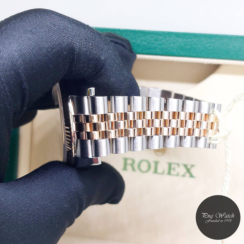 Thumbnail: Rolex 36mm 18K Half RG White Big Diamonds Dial Datejust REF: 116231 (2012)