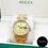Thumbnail: Rolex 18K Yellow Gold Champagne Vignette Diamonds Day-Date REF: 18038