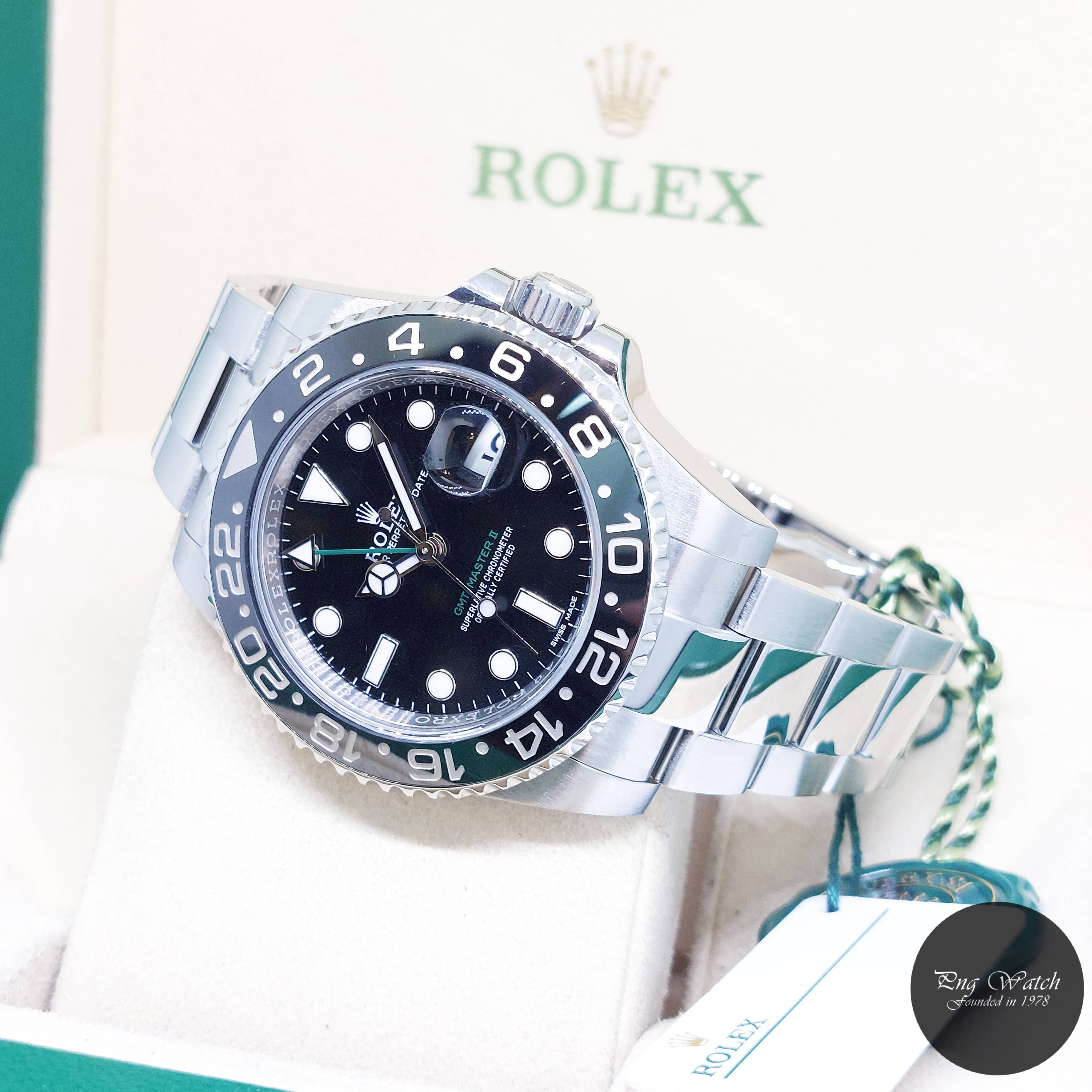 Rolex 40mm Oyster Perpetual Ceramic Bezel Black GMT Master 2 REF: 116710LN (17)