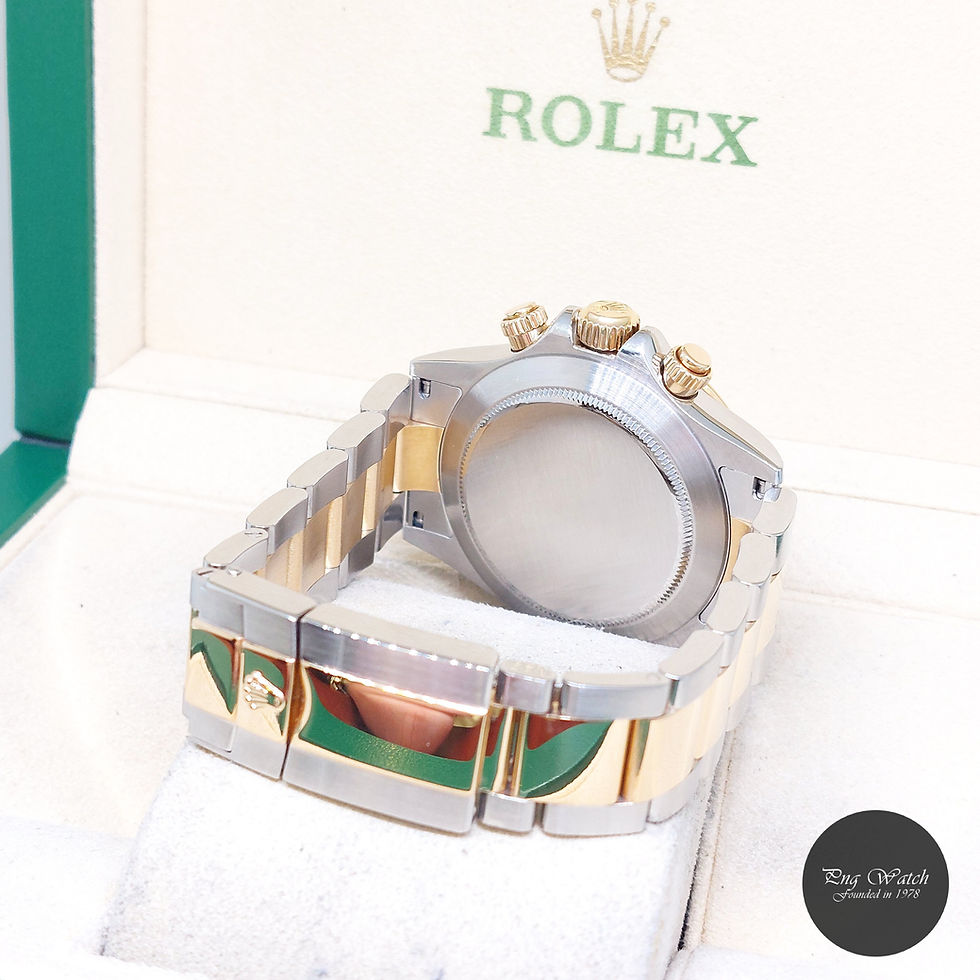 Thumbnail: Rolex 40mm 18K Half Yellow Gold White Diamonds Dial Daytona REF: 116523 (Y)