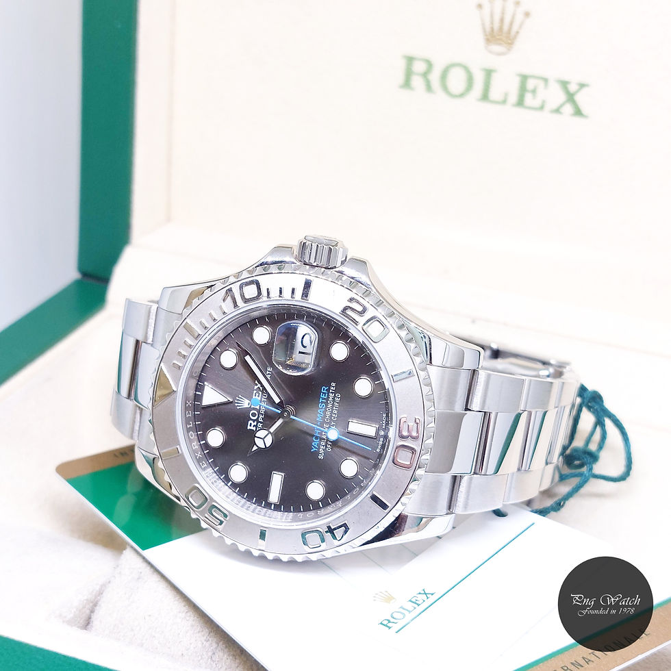 Thumbnail: Rolex 40mm Oyster Perpetual Dark Rhodium Yachtmaster REF: 126622 (2020)