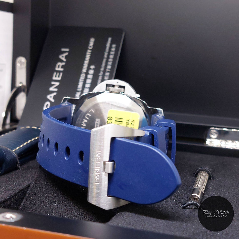 Thumbnail: Panerai 44mm Luminor Blue Mare PAM1085 PAM01085 (Full Set-Oct 2022)