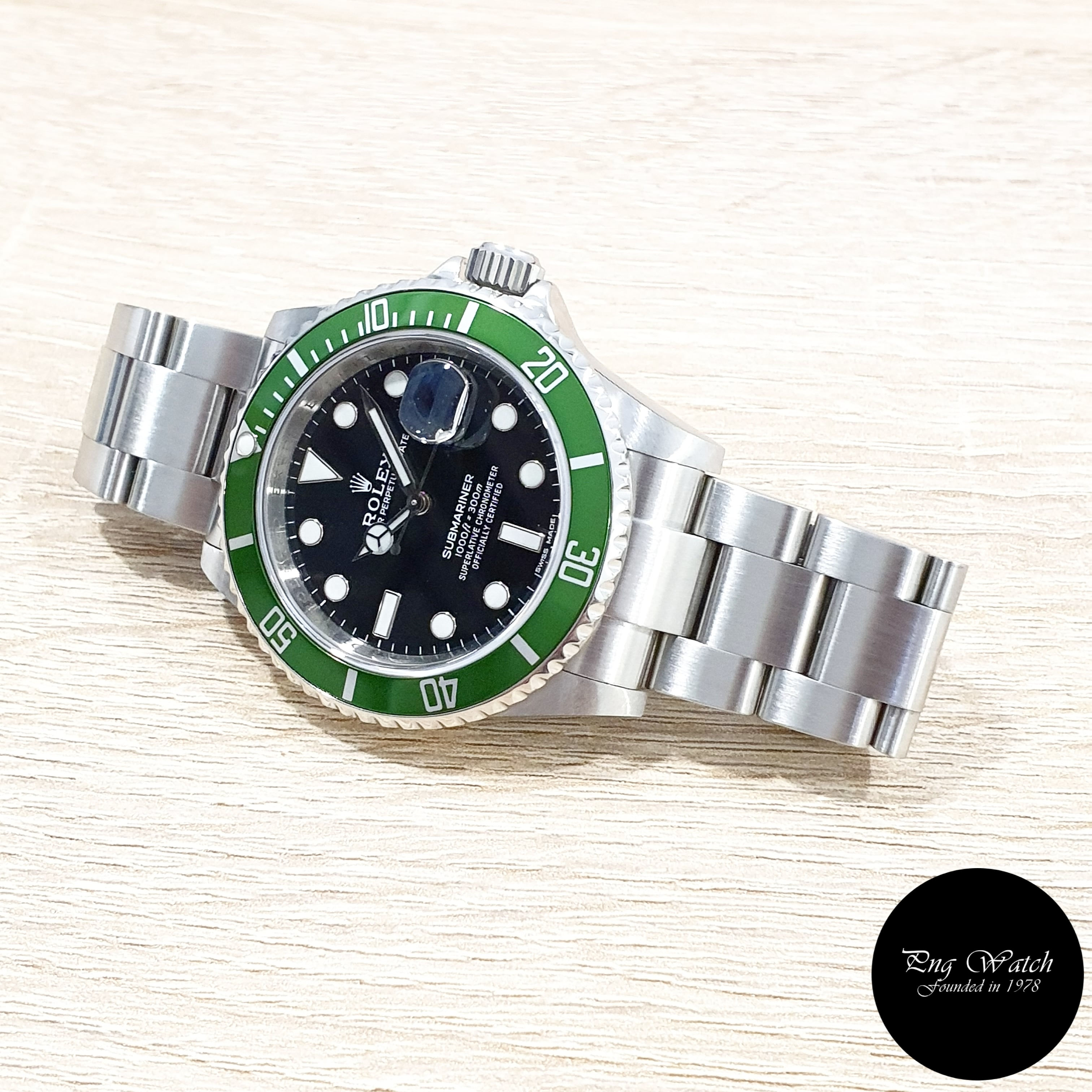 Rolex OP Steel Ceramic No Date Black Submariner REF: 114060 (AN)(2)
