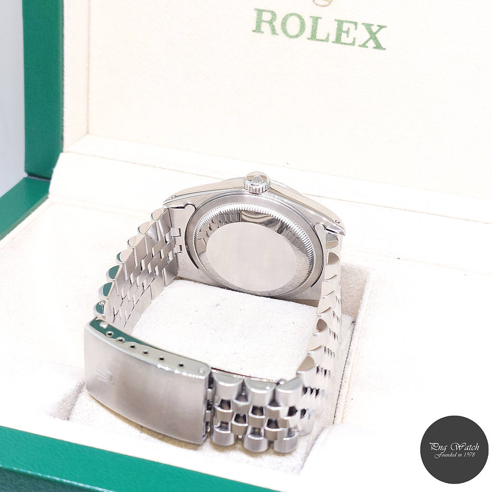 Thumbnail: Rolex 36mm Oyster Perpetual Silver Sticks Dial Datejust REF: 16234 (L Series)