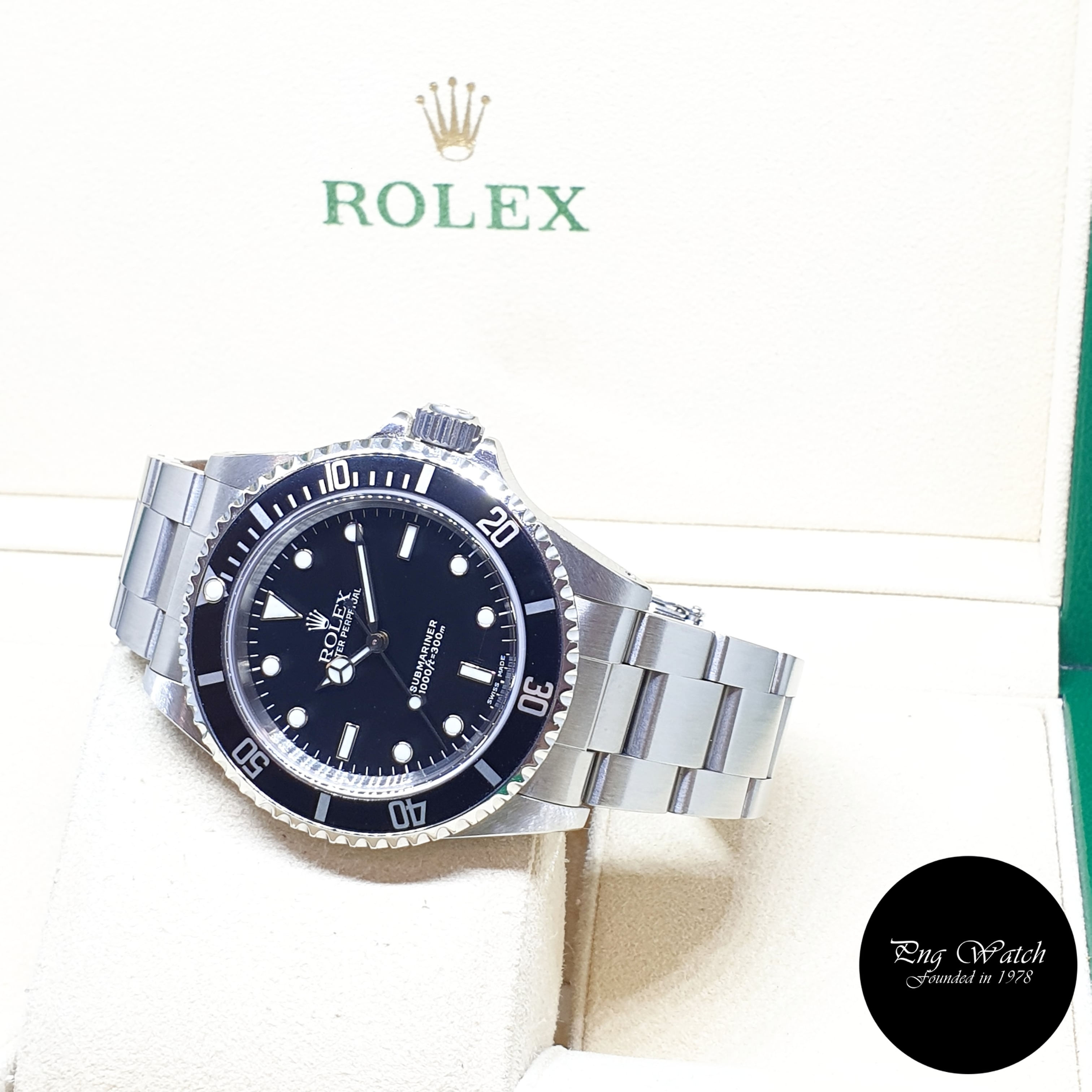 Rolex Oyster Perpetual No Date Black Submariner REF: 14060 (P Series)