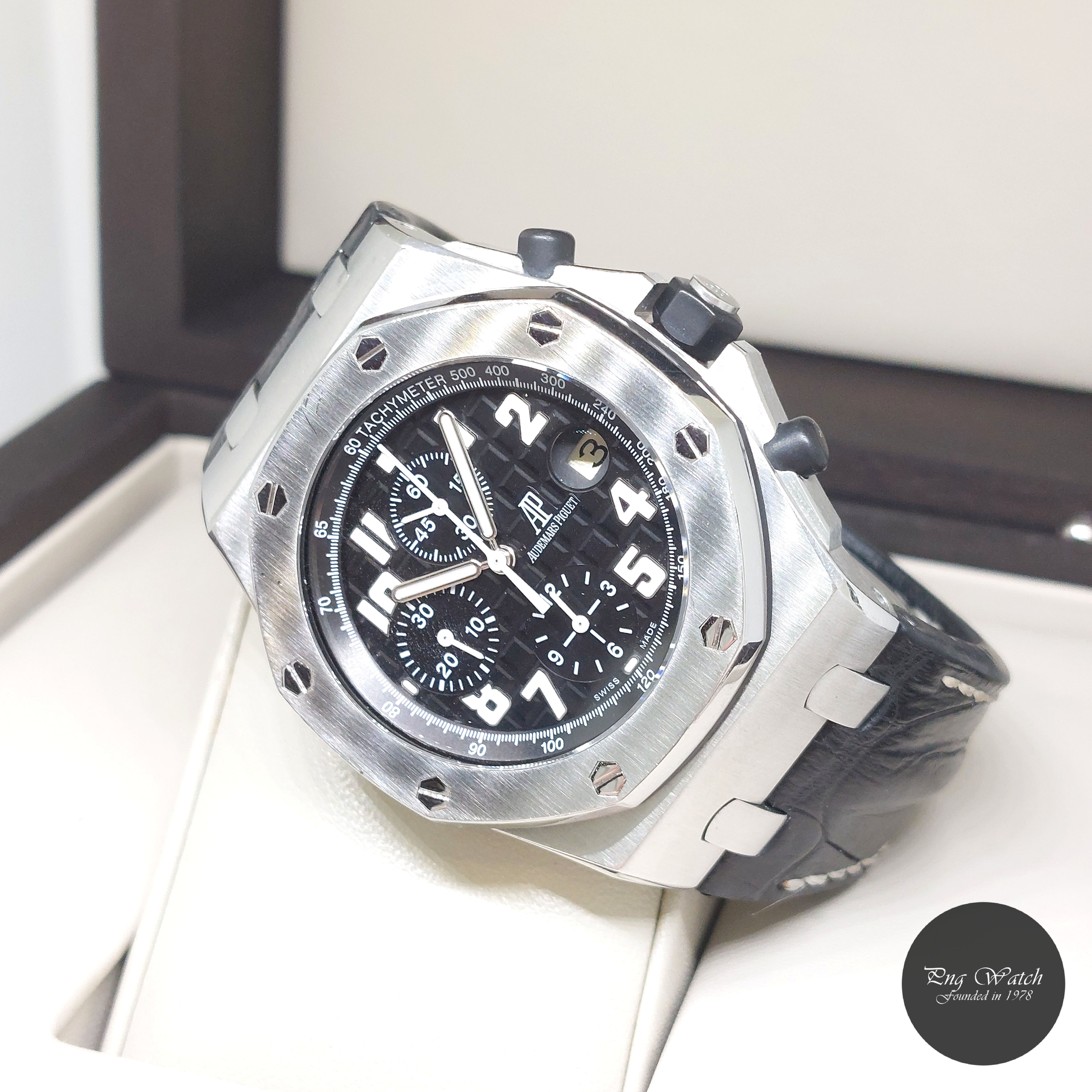 Audemars Piguet 42mm ROO Black Themes Chronograph REF: 26020ST (G Series)