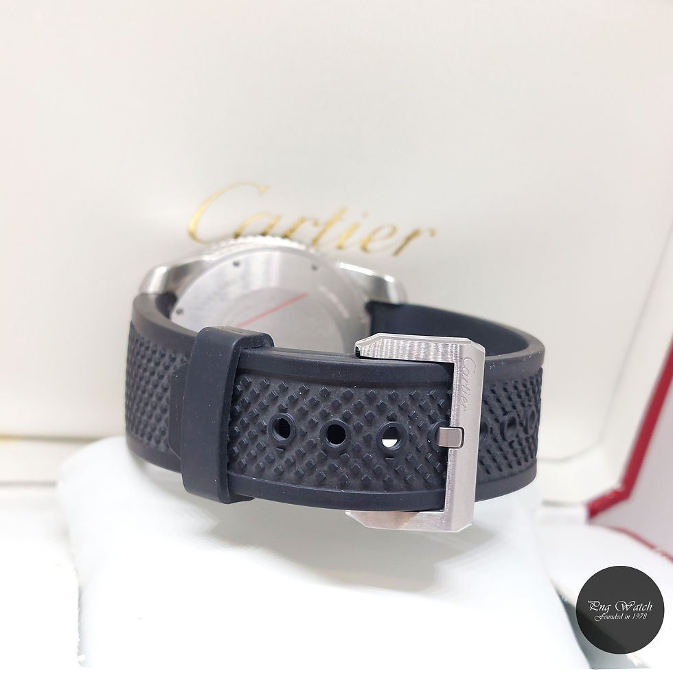 Thumbnail: Cartier 42mm Black Dial De Calibre Cartier Diver REF: W7100056 (Box & Card-2014)