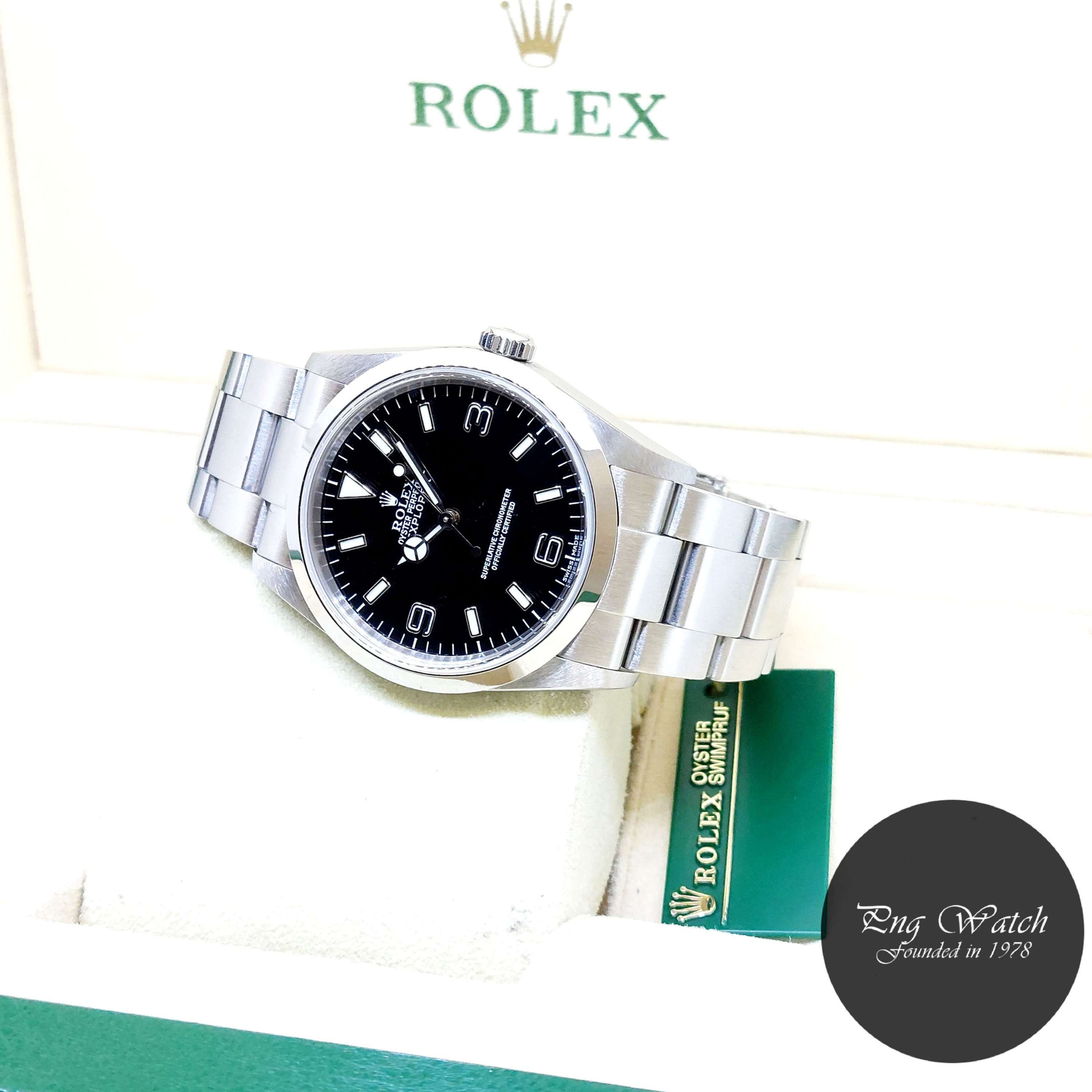 Rolex 36mm Oyster Perpetual Black Dial Explorer One REF: 114270 (Y Series)