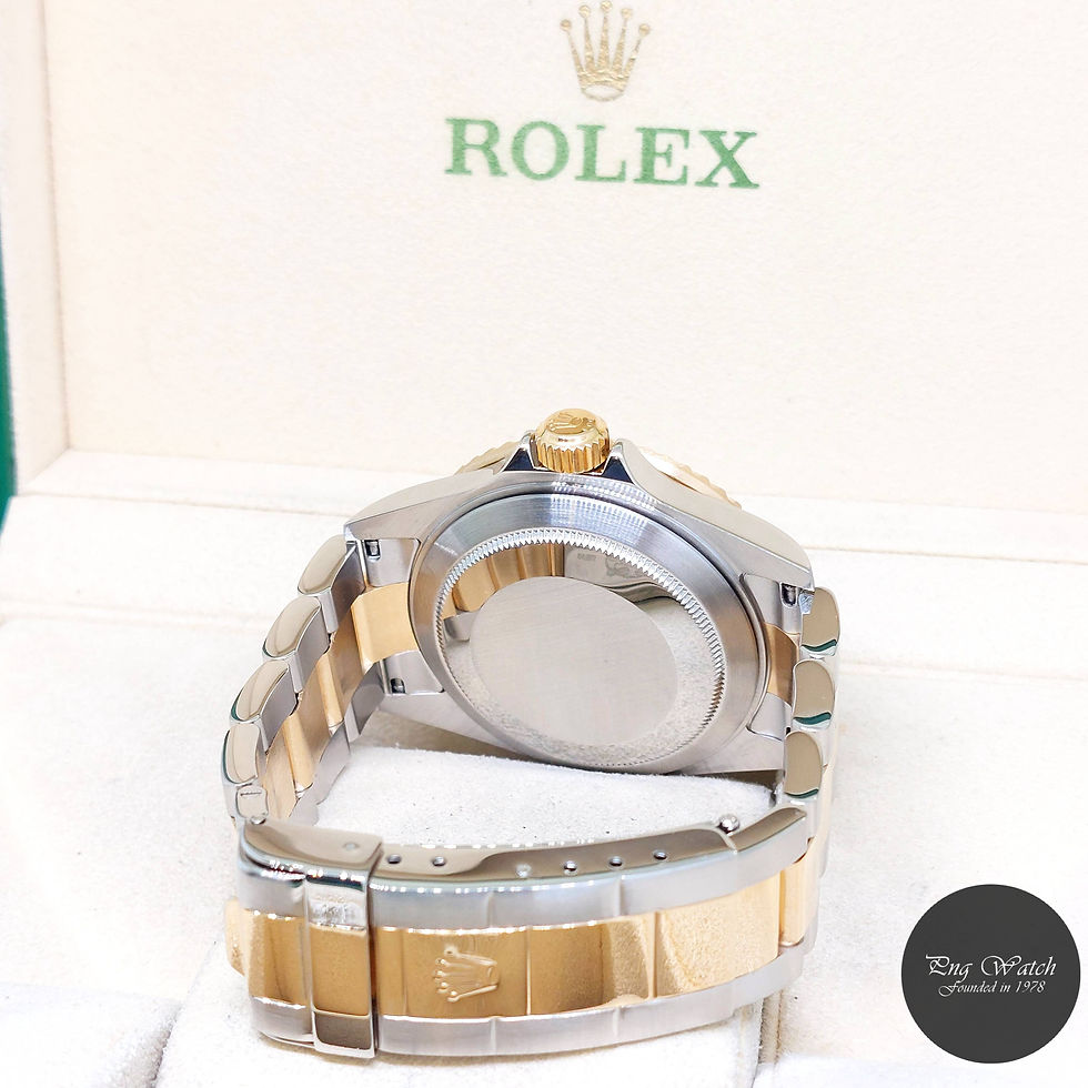 Thumbnail: Rolex 40mm 18K Half Yellow Gold Blue Dial Submariner Date REF: 16613 (D)