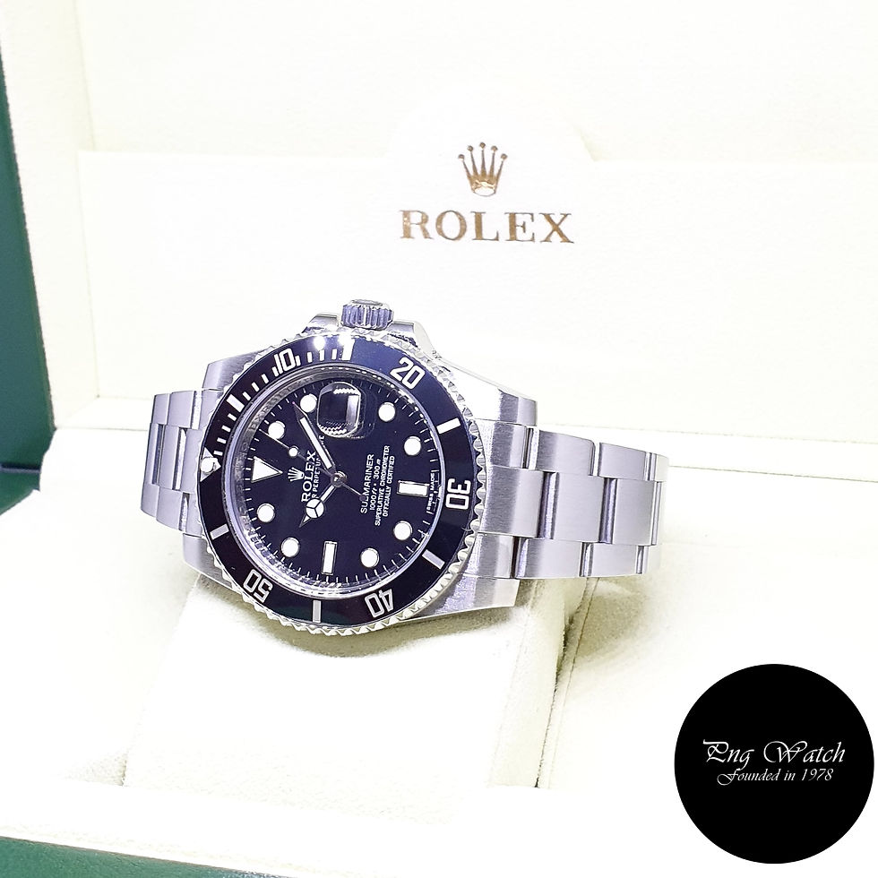 Thumbnail: Rolex Oyster Perpetual Ceramic Black Steel Submariner Date REF: 116610LN (G)