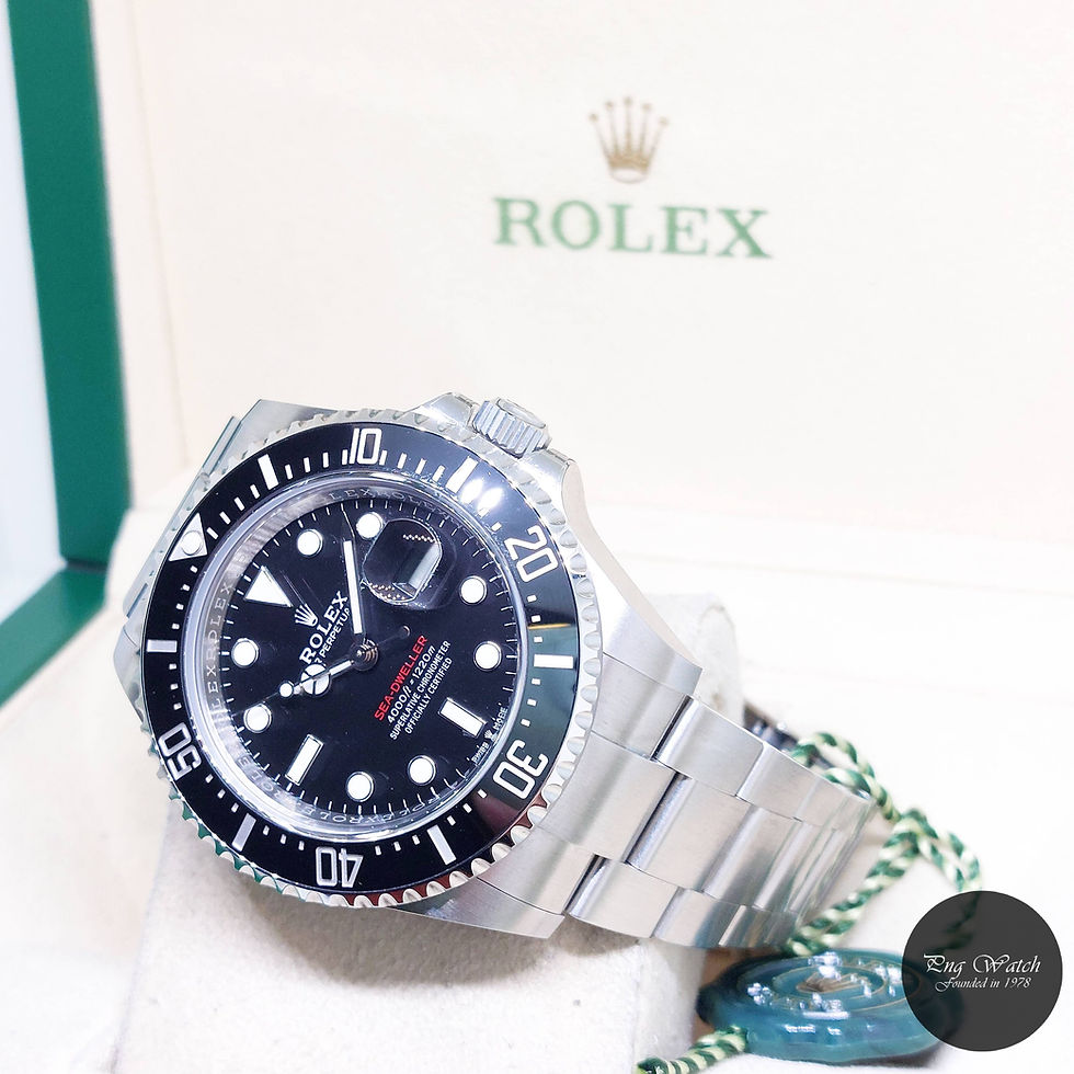 Thumbnail: Rolex 43mm MK2 Ceramic Bezel Black Dial Sea Dweller Red REF: 126600 (2019)