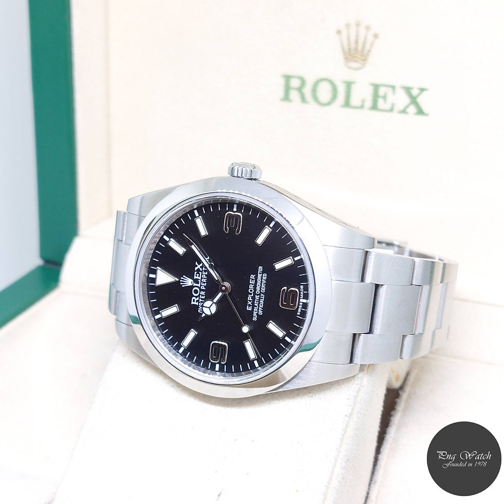 Thumbnail: Rolex 39mm MK1 Oyster Perpetual Black Dial Explorer REF: 214270 (AN Series)