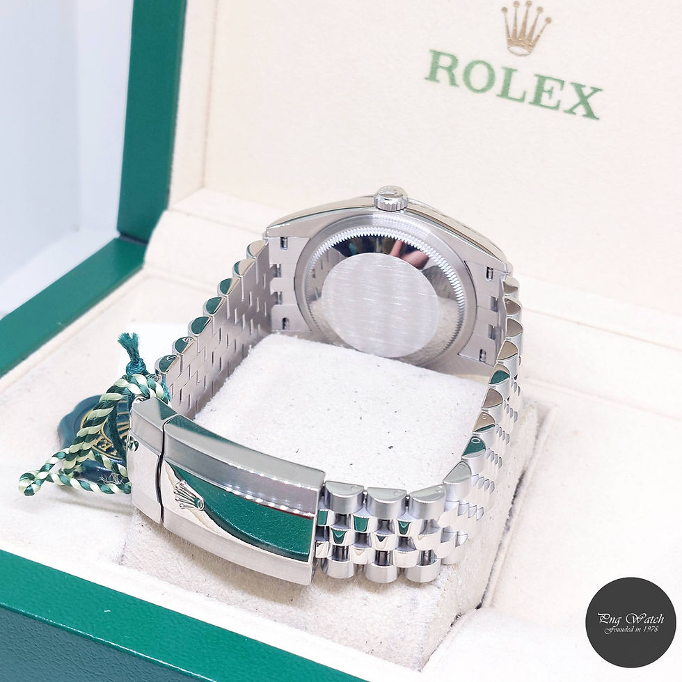 Thumbnail: Rolex 36mm Oyster Perpetual Mint Green Batons Dial Datejust REF: 126200 (2023)