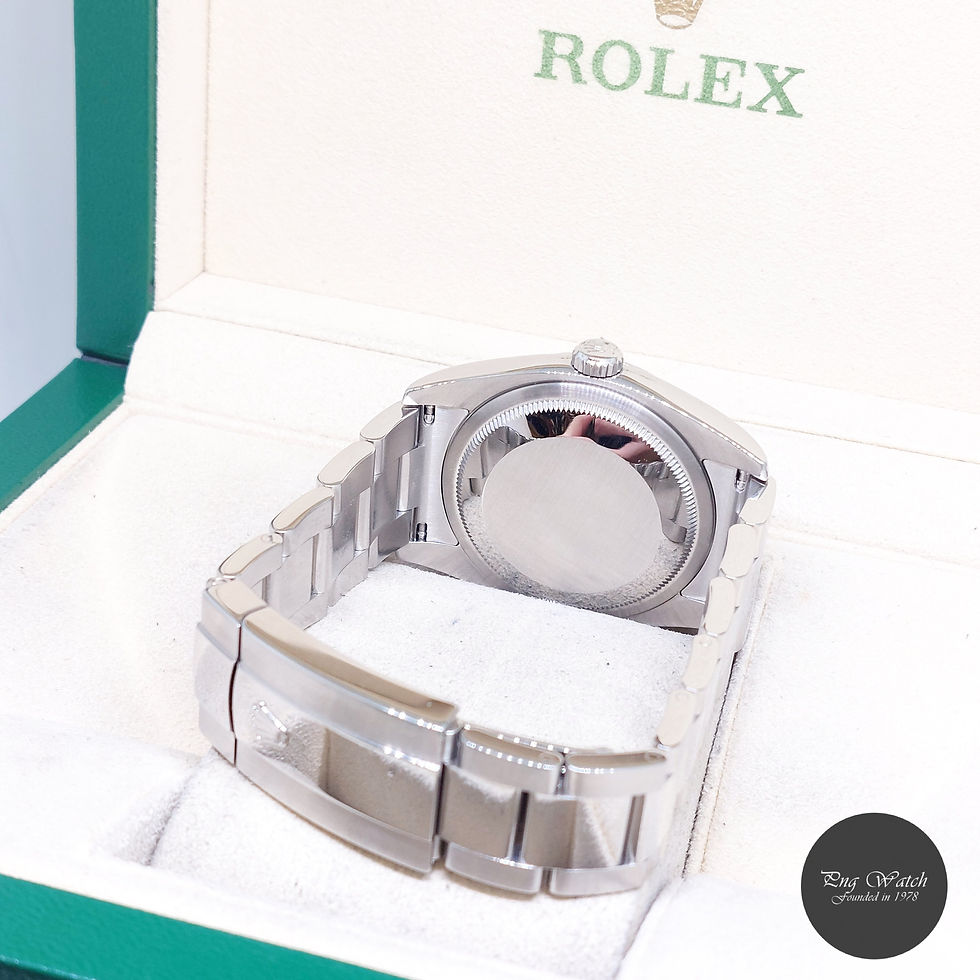 Thumbnail: Rolex 36mm Oyster Perpetual Blue Batons Dial Datejust REF: 116200 (2018)