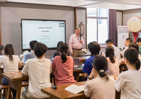 Hankins teaching in China.jpg