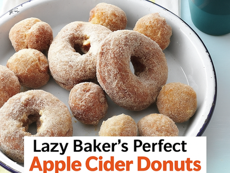 Lazy Baker's Perfect Apple Cider Doughnuts