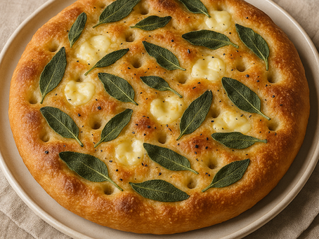 Lazy Baker's Perfect Sage Fontina Focaccia