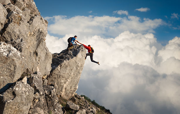 Being saved on the rock.jpg