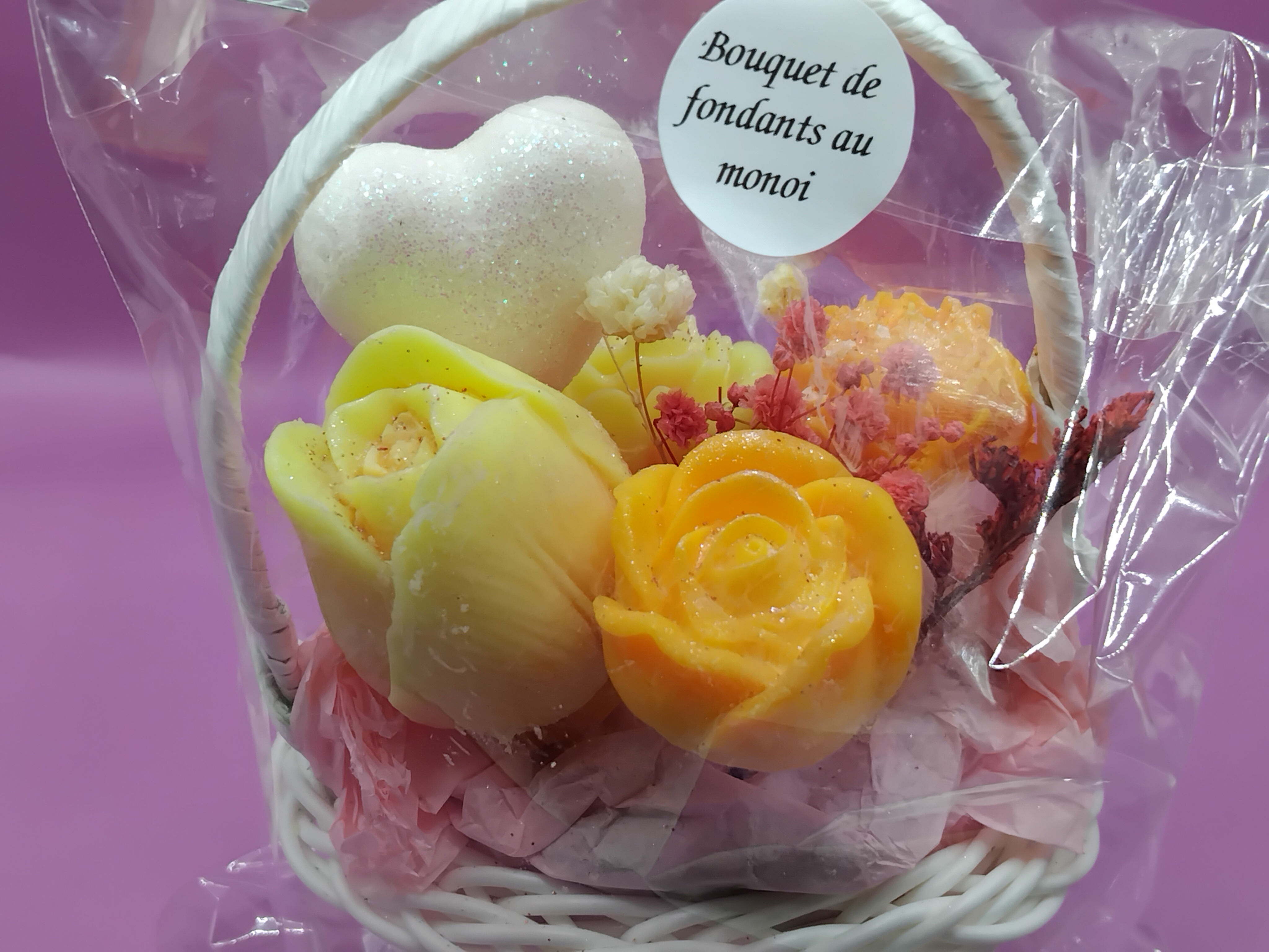 Bouquet de fondants au monoi