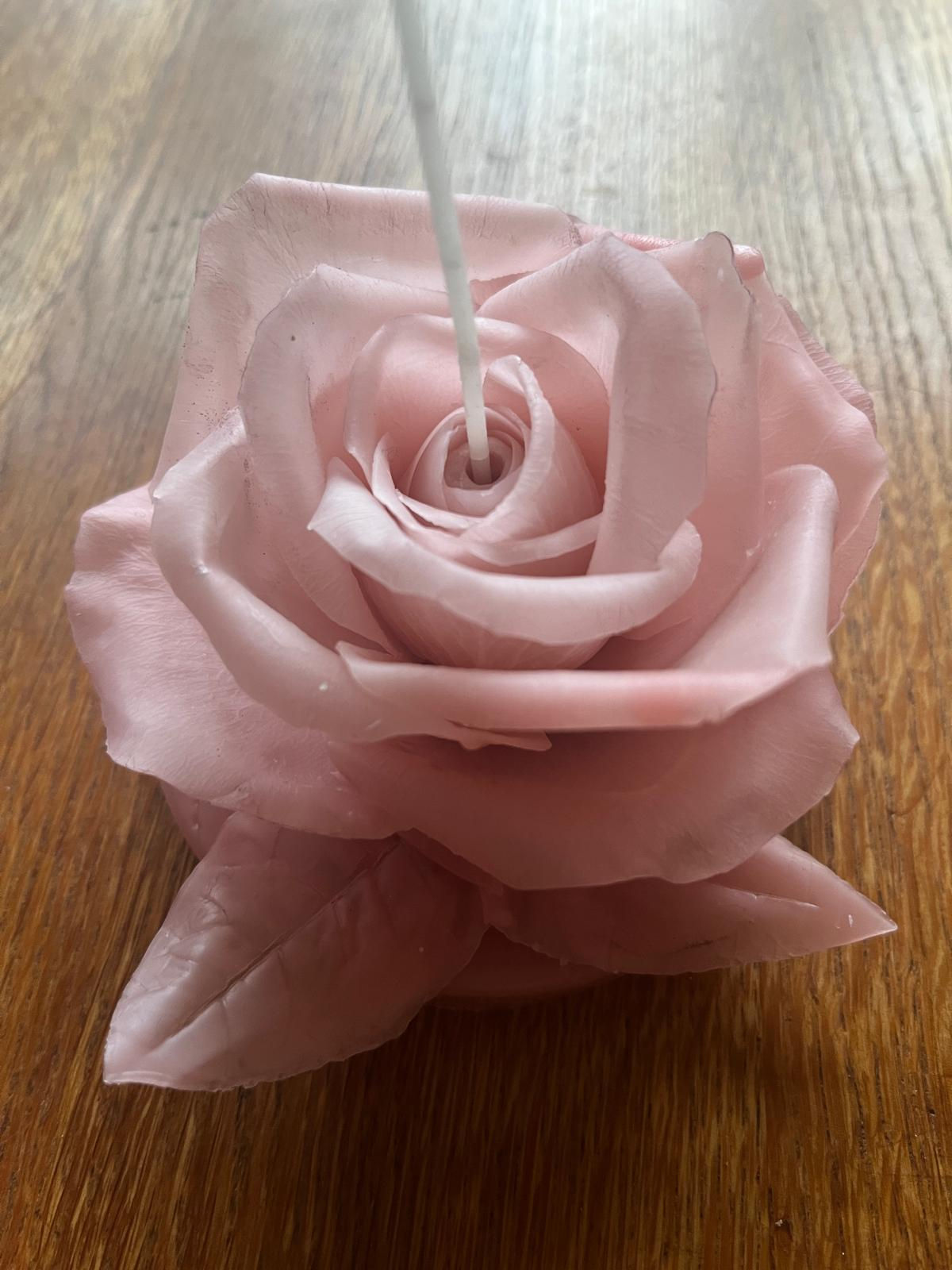 Bespoke Single Hand-Crafted Wax Rose Candle