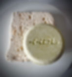 Kkol shampoo bar on stone