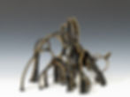 Contemporary ceramic sculpture by Ritwik Varma exploring community, human connection, and sculptural form through hand-pulled clay handles.