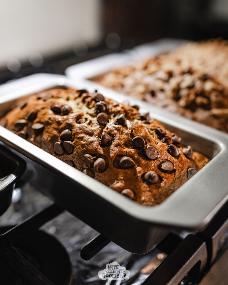 Fresh Baked Chocolate Chip Banana Bread