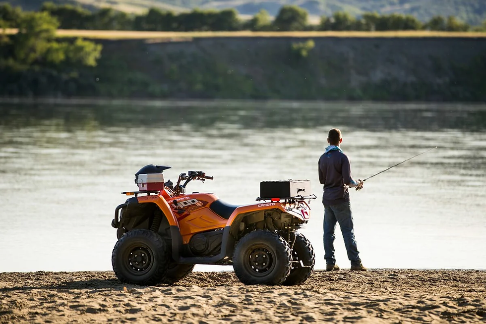 Рыбалка на квадроциклах