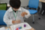 ムラサキキャベツの色変わり実験
