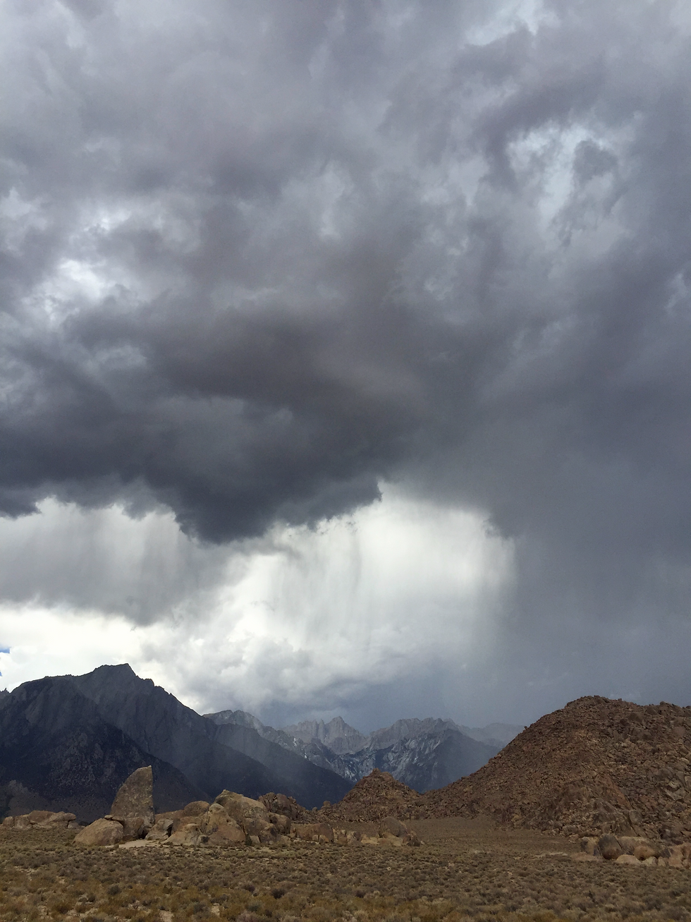 Alabama Hills storm