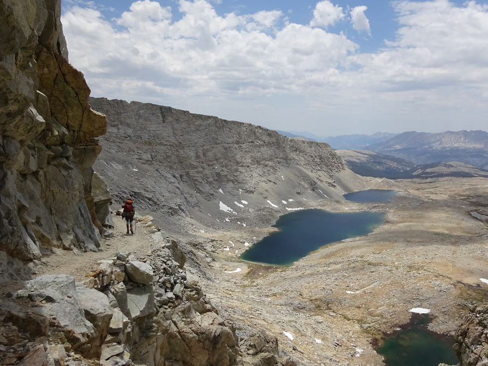 North side of Forester Pass