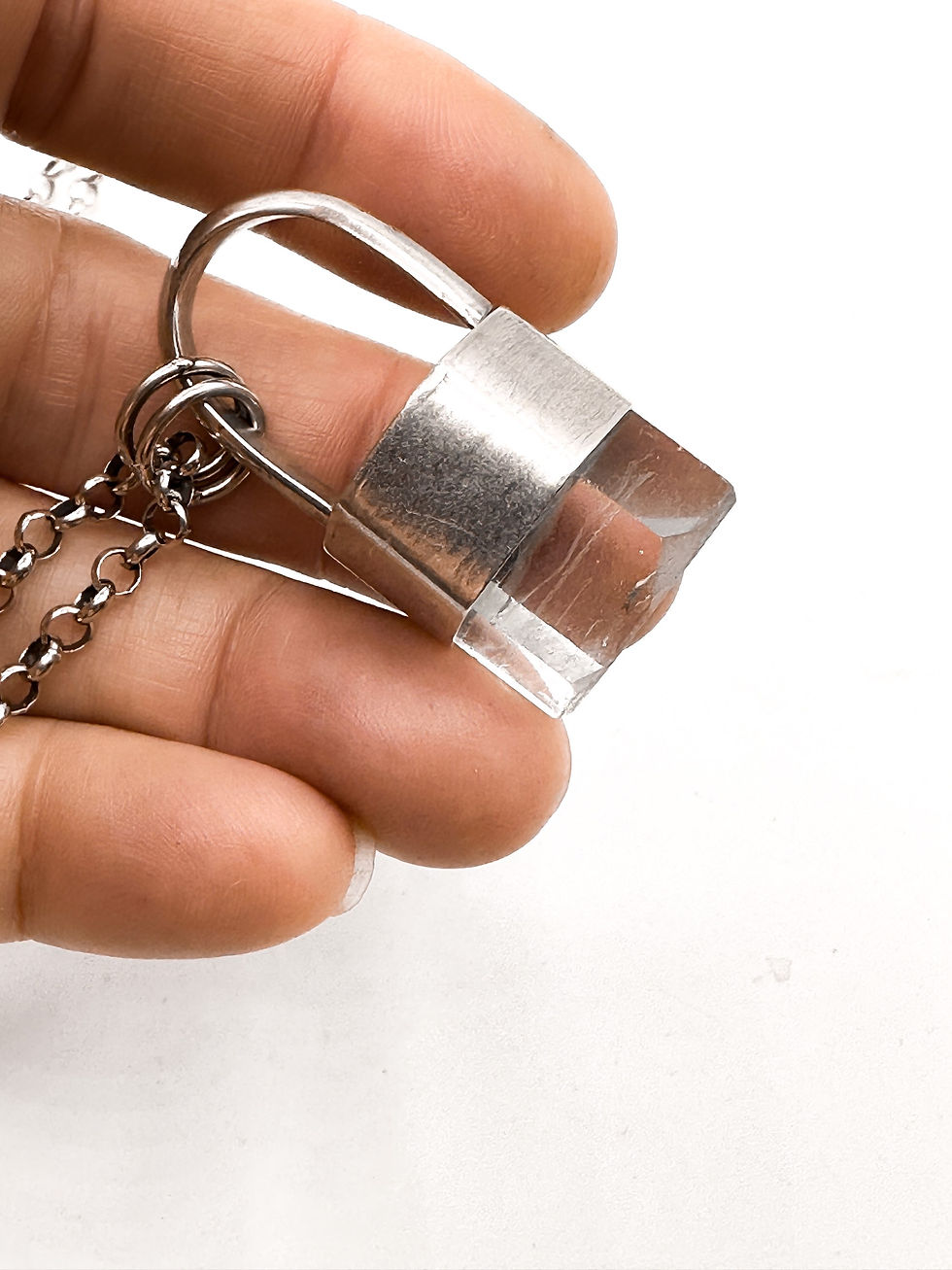 Thumbnail: Aquamarine Ice Pendant