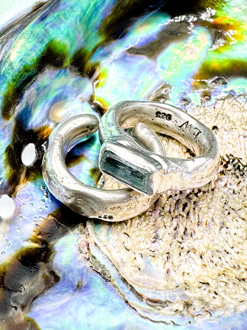 Thumbnail: Raw Aquamarine Ring
