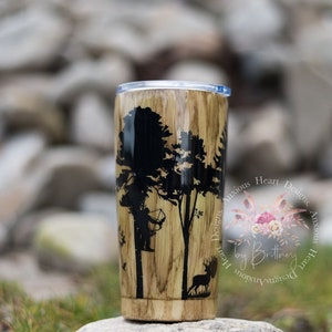 Thumbnail: Woodgrain Hunter / Hunting Epoxy Tumbler
