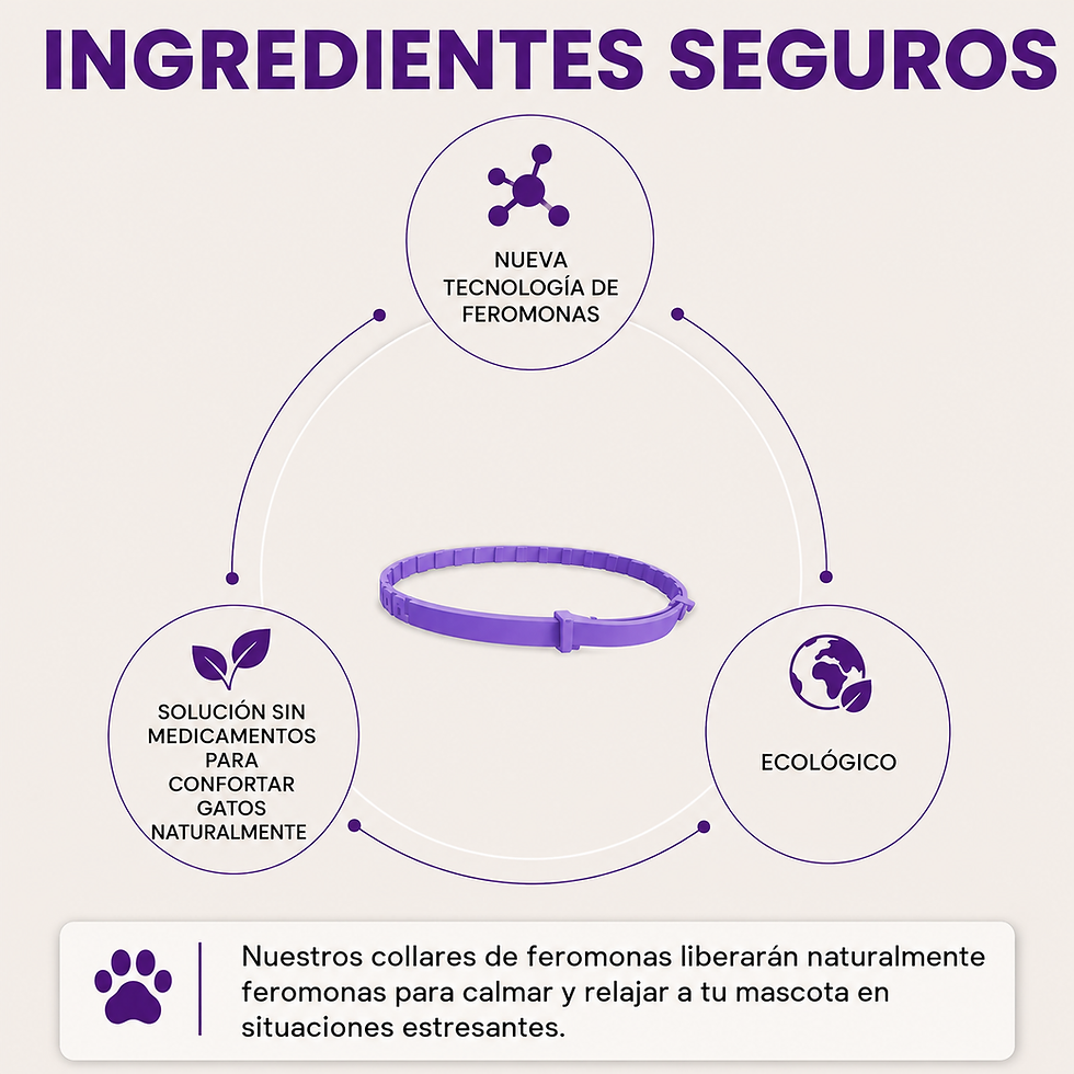 Miniatura: Collar Calmante con Feromonas para Gatos