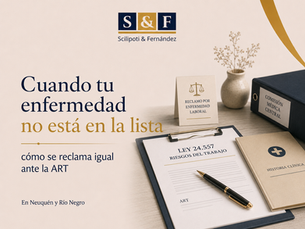 Cuando tu enfermedad no está en la lista: cómo se reclama igual ante la ART