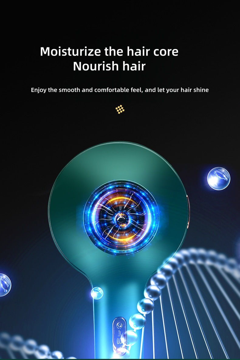 Thumbnail: New High Wind Power Hair Dryer With Hot And Cold Constant Temperature Quick Dryi