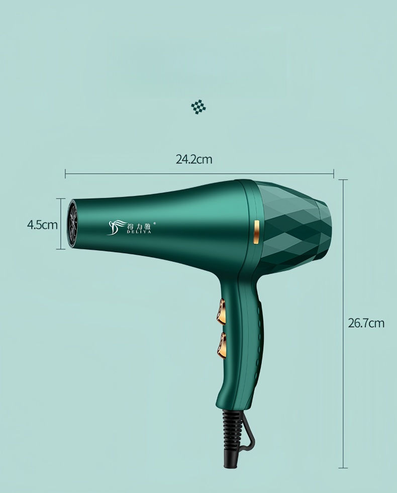 Thumbnail: New High Wind Power Hair Dryer With Hot And Cold Constant Temperature Quick Dryi