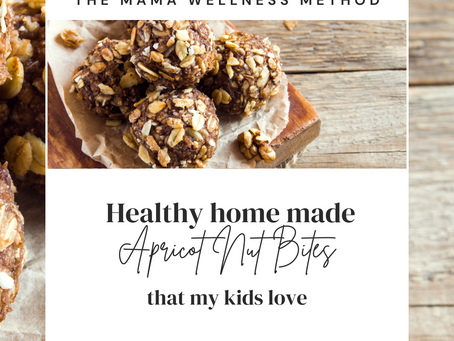 Healthy home made Apricot Nut Bites that my kids love!