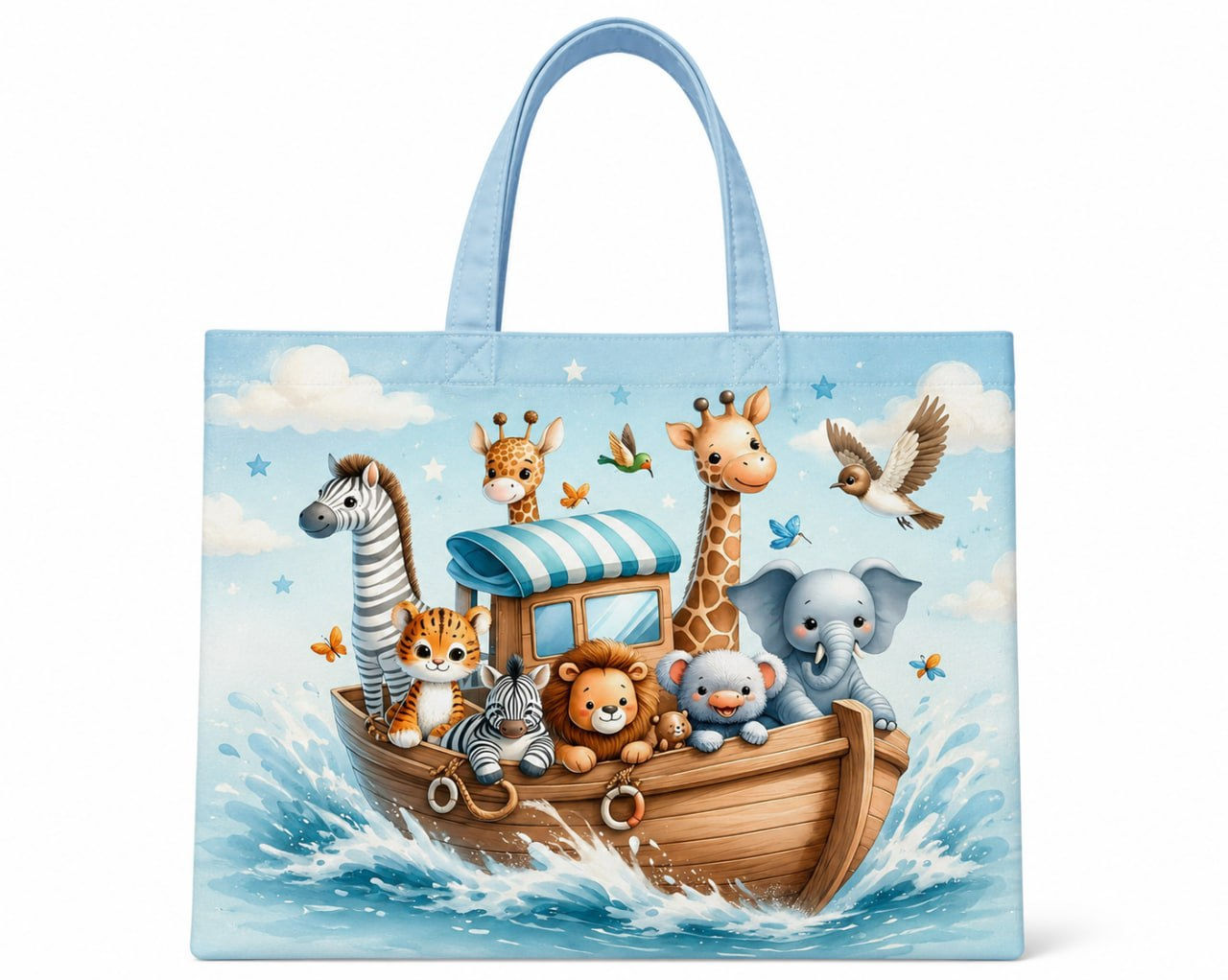 Safari Adventure Cotton Tote Bag