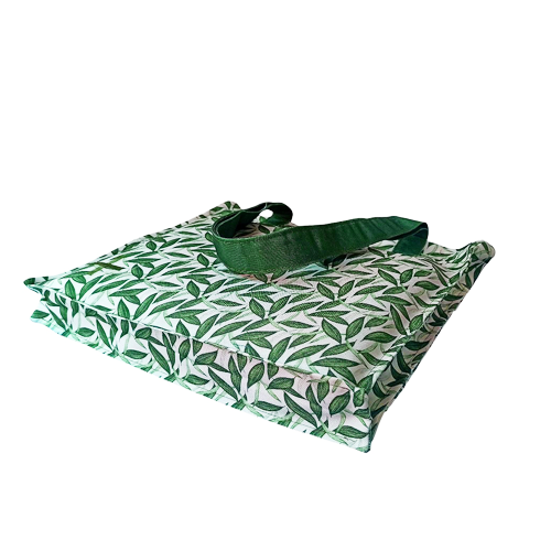 Green Leaf Canvas Tote Bag