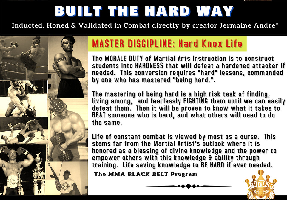 The MMA Black Belt Program Creator