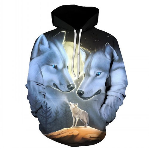 hoodie wolf 3d