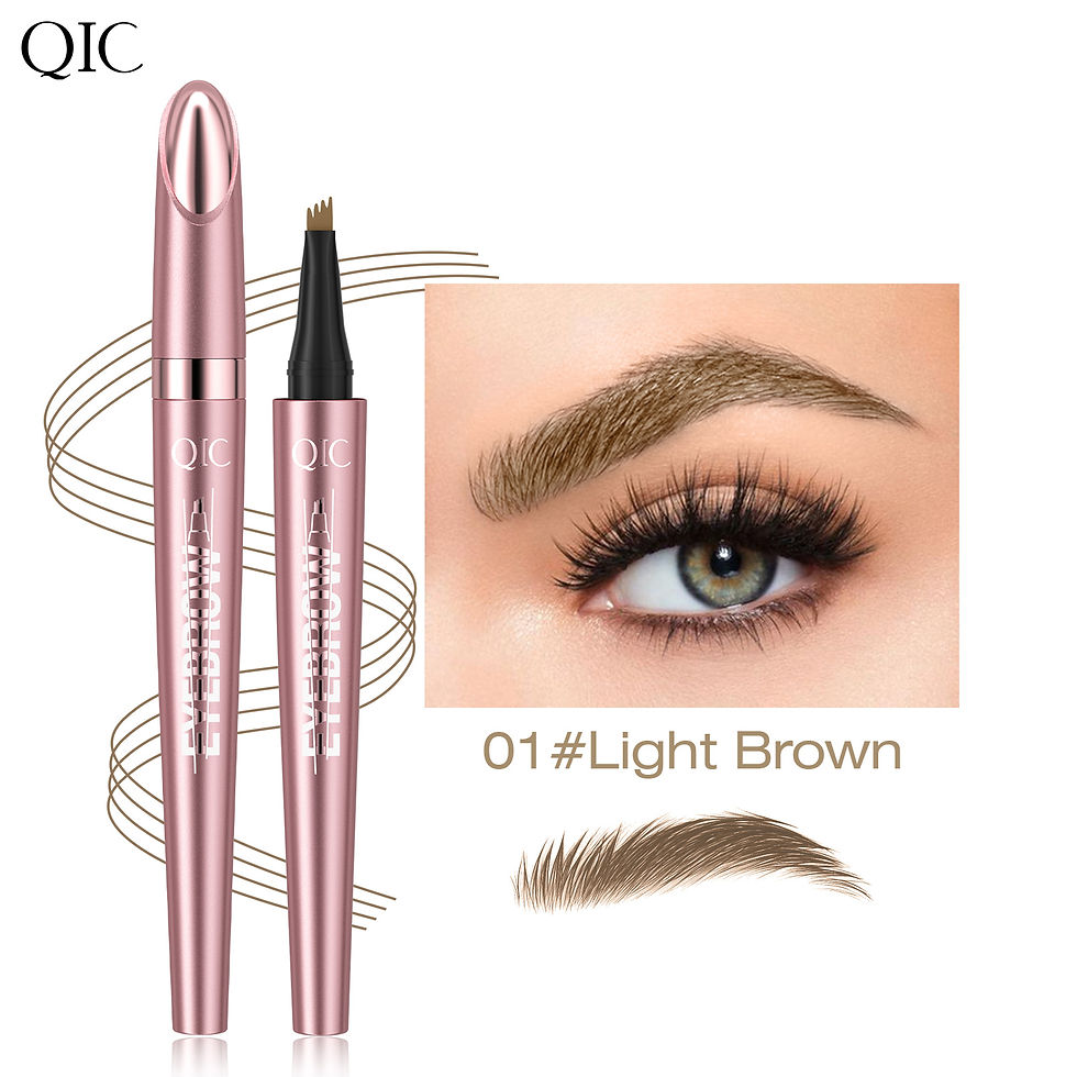 Thumbnail: Waterproof 4-Tip Eyebrow Pen for Microblading Hair-Stroke Effect