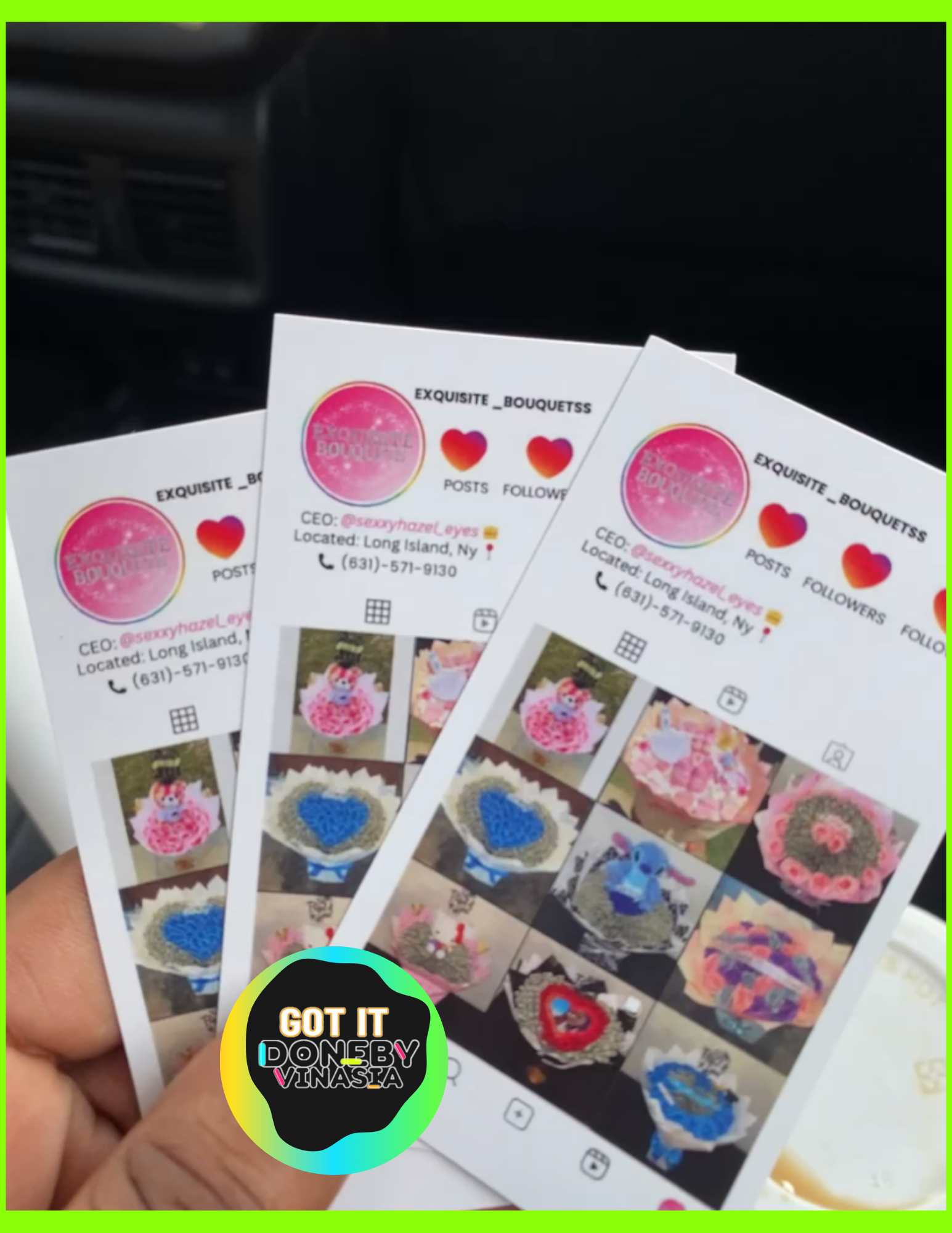 Business cards starting at 