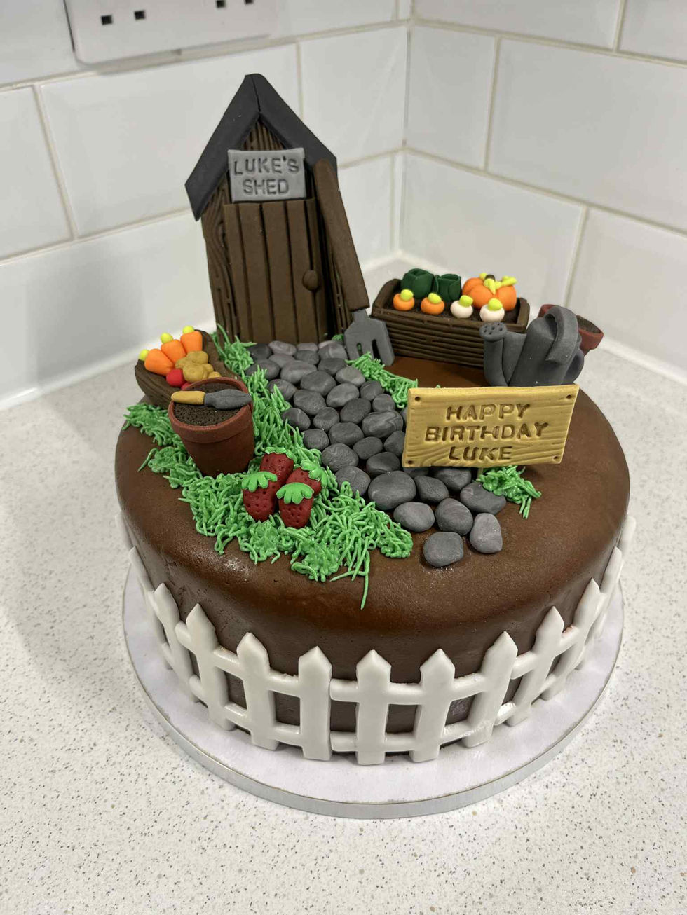 gardening cake